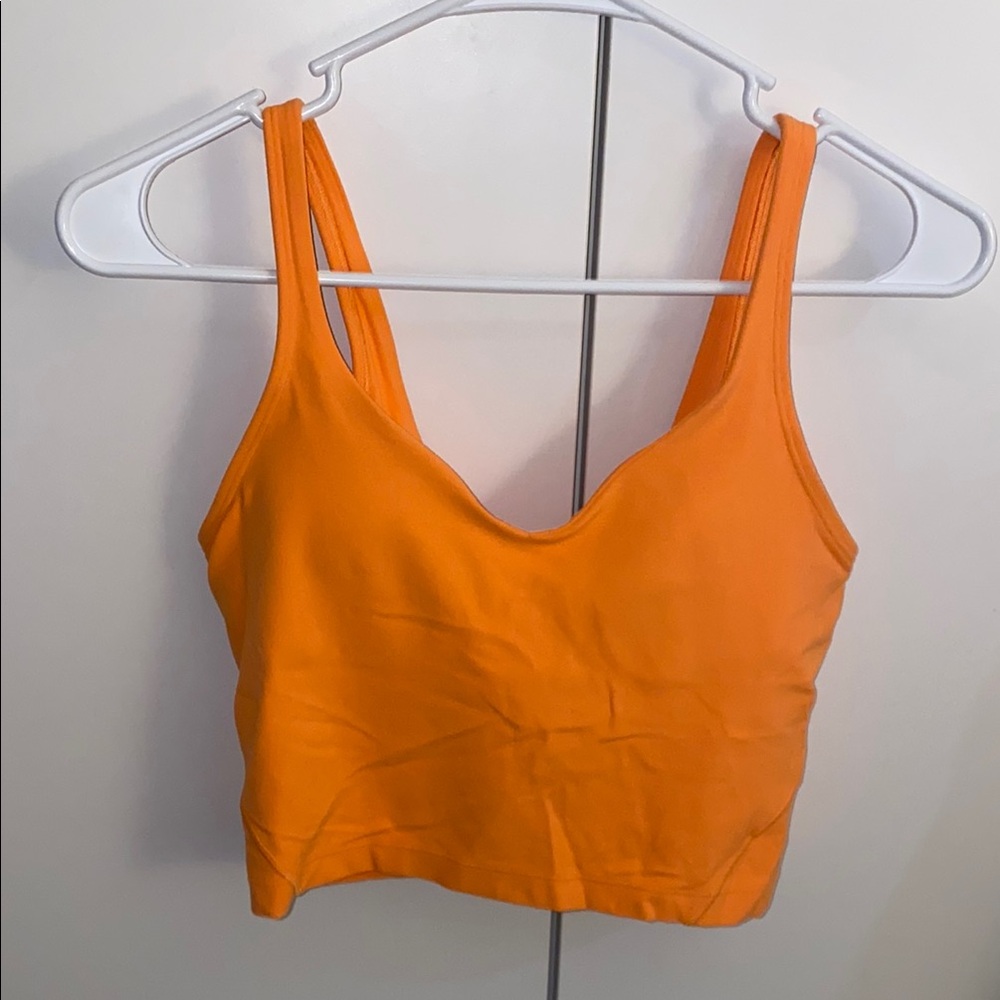 Lululemon Orange align tank top